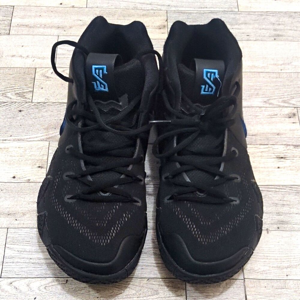 Nike Kyrie 4 Men’s Mid Top Lace-Up Size 8.5  Athletic Sneakers Black AR3867-994